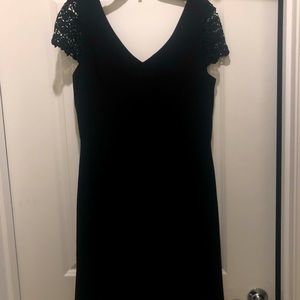 Talbots Classic Black Cocktail Dress 14 Petite
